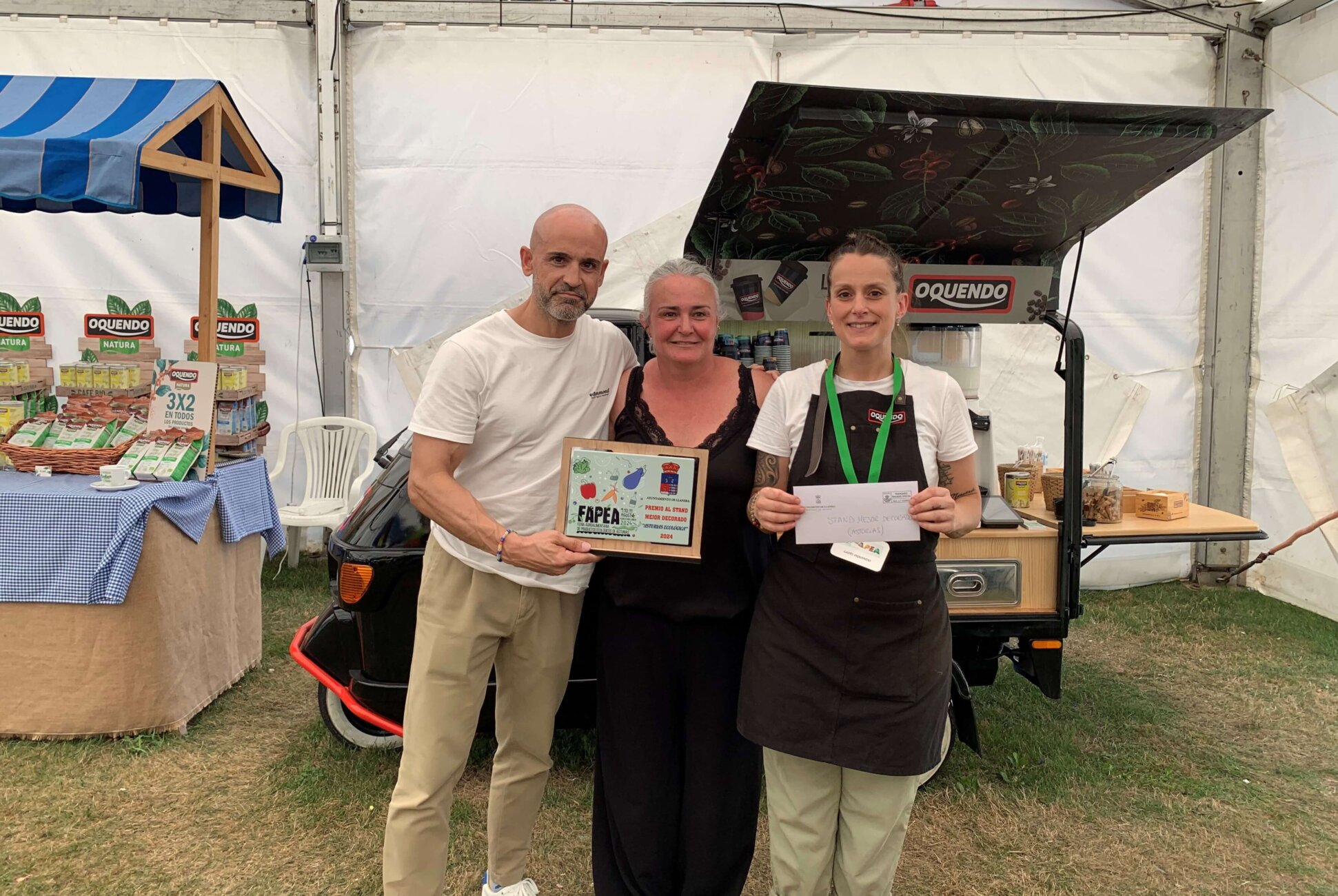 Cafés Oquendo recibe el Premio al Mejor Stand Decorado de FAPEA