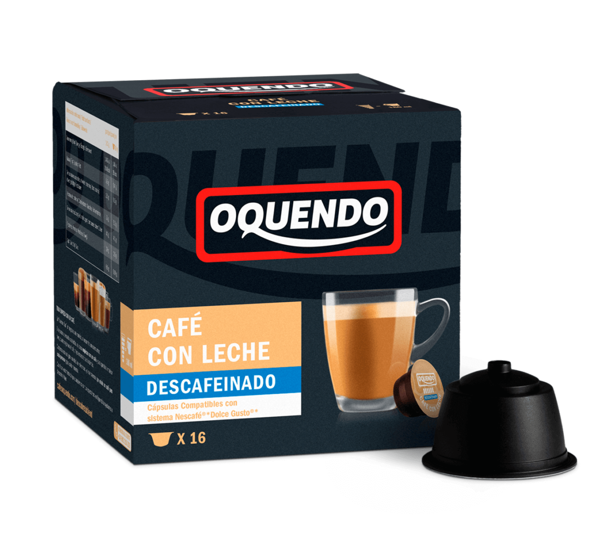 Cápsulas de Café Compatible Nespresso Profesional DESCAFEINADO